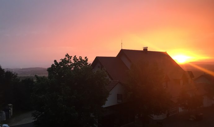 … zwischen Umzugskarton, schmierigen Händen & TV-Angeboten…