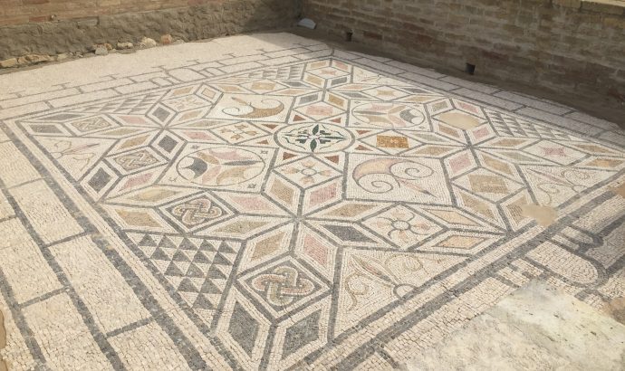 Sonnenblumenfelder auf dem Weg nach Cantillana & die Ruinen von Italica