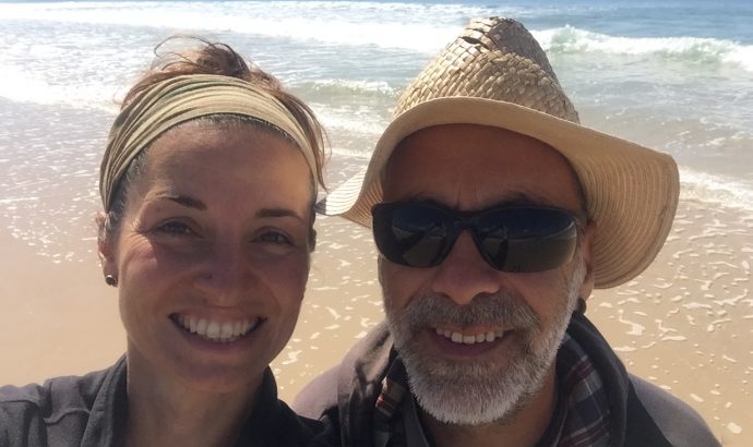 Kühe am Frühstückstisch in Tarifa